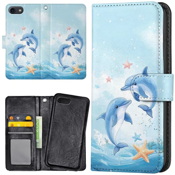 iPhone 16e/17e - Lompakkokotelo/Kuoret Dolphins