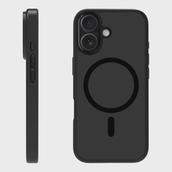 X2O Mag Frosted Skal iPhone 17 Semi-Klar/Svart