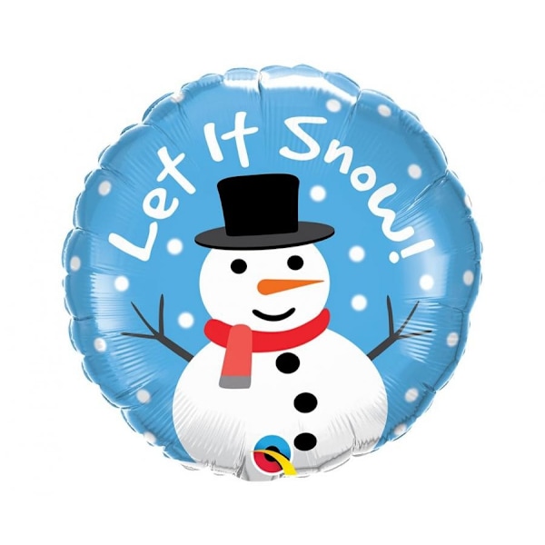Jul Let It Snow, Snögubbe foliebidrag 46 cm