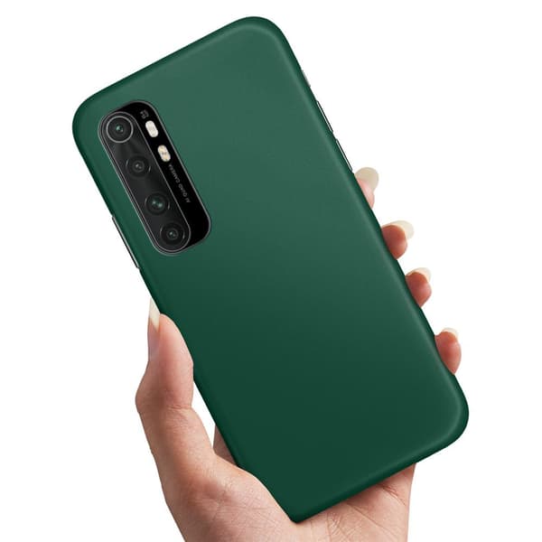 Deksel / Mobildeksel til Xiaomi Mi Note 10 Lite - Mørkegrønn Dark green