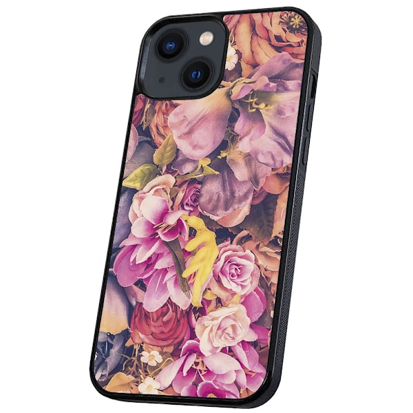 iPhone 13 - Deksel/Mobildeksel Roser Multicolor