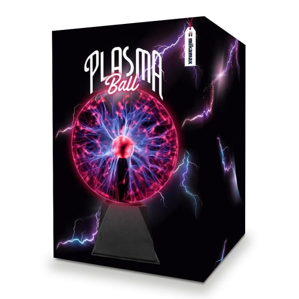 Energikule Lampe / Plasma Kule – Stor Multicolor