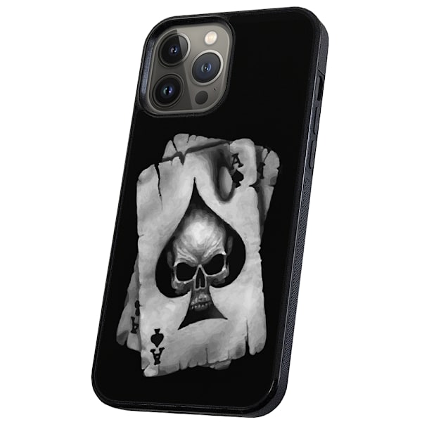 iPhone 16 Pro - Skal/Mobilskal Döskalle Kortlek