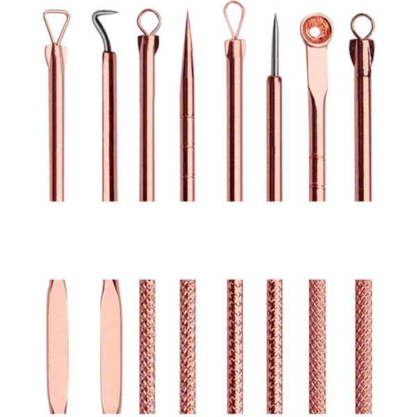 Hudormfjerner Kit / Kvise Pinsett - Klemmer Hudormer Silver