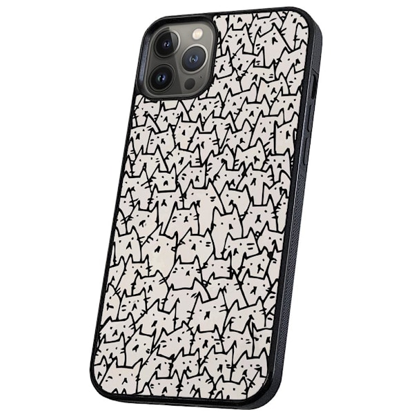 iPhone 11 Pro - Deksel/Mobildeksel Kattgruppe Multicolor