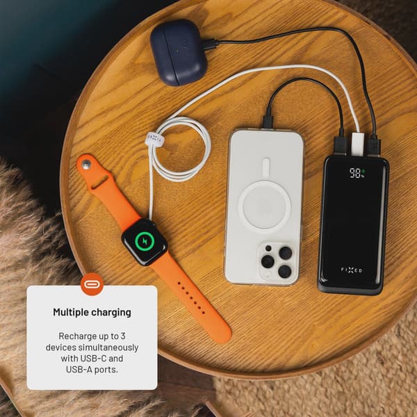 FIXED Zen2 20 USB-C PD 20W Power Bank 20.000 mAh Svart