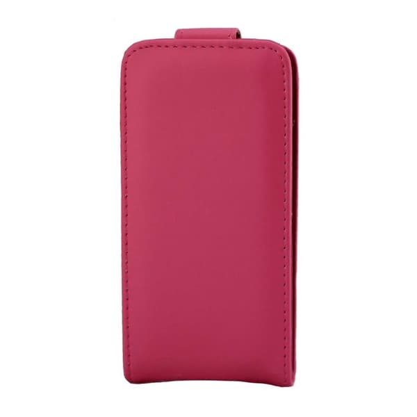 iPhone 7/8 Plus - Flipfodral med Kortfack - Mörkrosa Dark pink