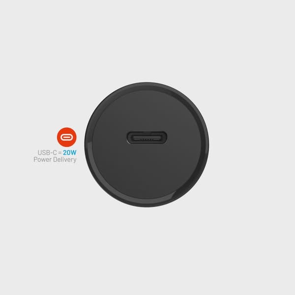 FIXED Snabb Billaddare USB-C 20W PD Svart