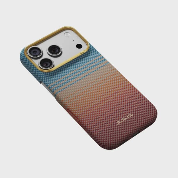 Pitaka Edge MagSafe Fodral iPhone 18 Pro/17 Pro Sunset 2.0