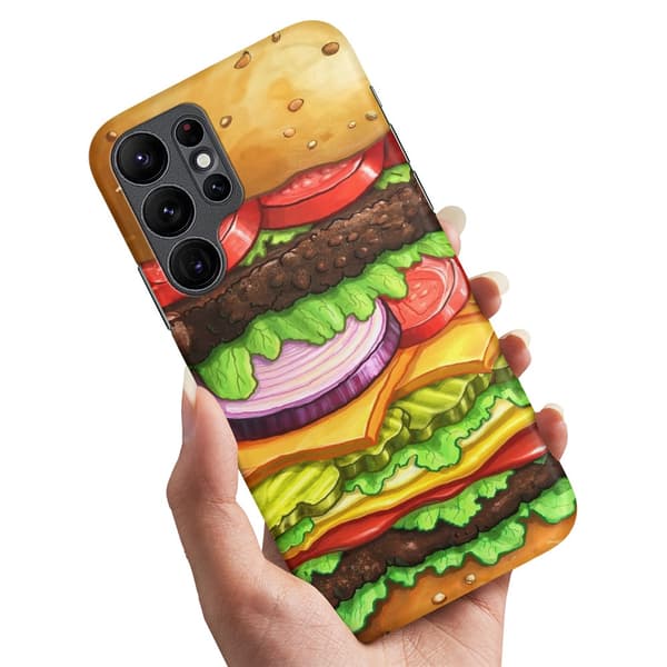 Deksel / Mobildeksel til Samsung Galaxy S23 Ultra - Hamburger