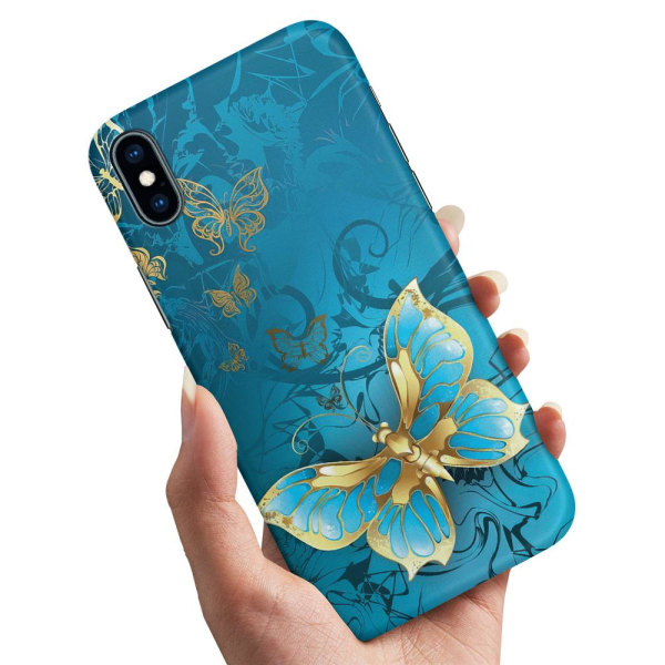 iPhone XS Max - Cover/Mobilcover Sommerfugle