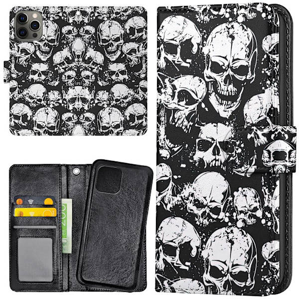 iPhone 14 Pro Max - Mobilcover/Etui Cover Skulls