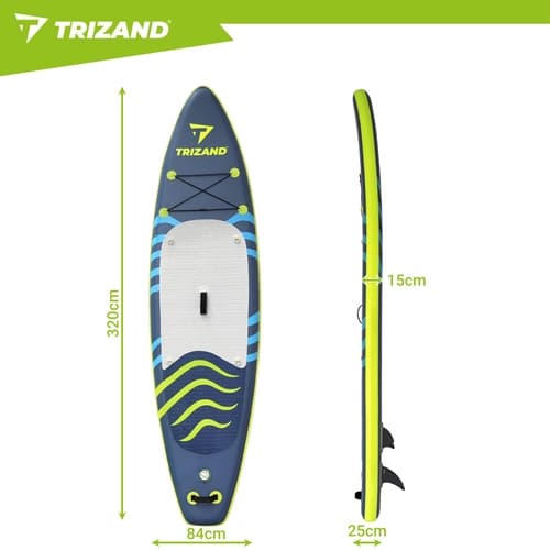 SUP-bräda med Accessoarer / Uppblåsbar Paddelbräda - 320 cm