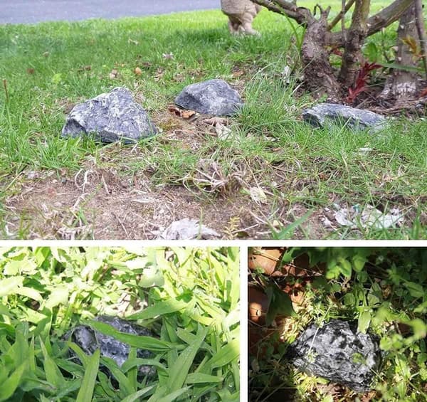 Nøglegemme Sten - Gem nøgle i stenen - Gemme Nøgler Stonegrey