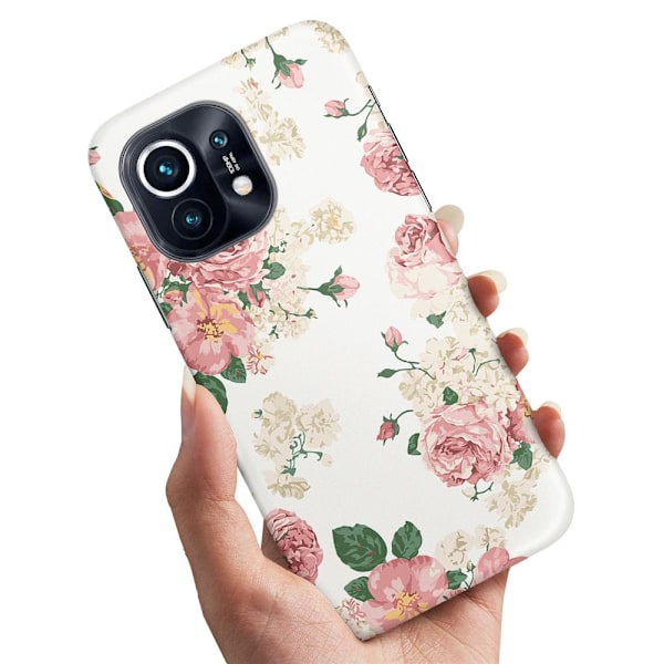 Xiaomi Mi 11 - Skal/Mobilskal Retro Blommor