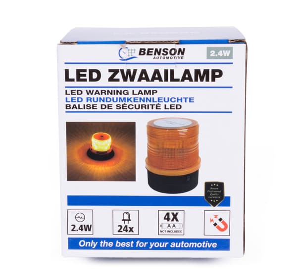 LED-varningslampa orange 2,4 W