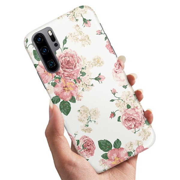 Huawei P30 Pro - Skal/Mobilskal Retro Blommor