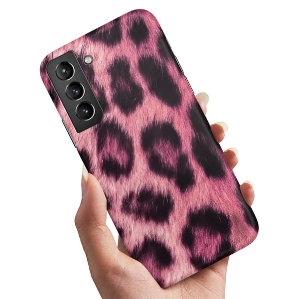Cover / Mobilcover til Samsung Galaxy S22 Plus - Pink Leopard