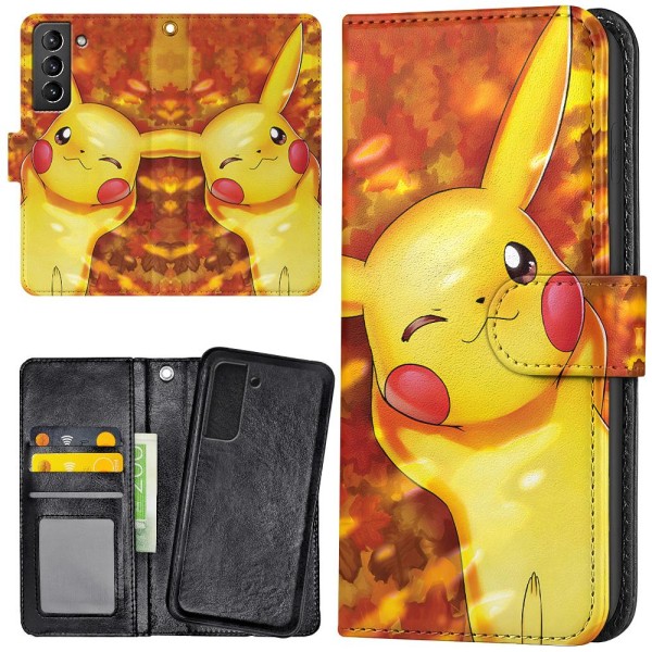 Samsung Galaxy S22 Plus - Lommebok Deksel Pokemon Multicolor