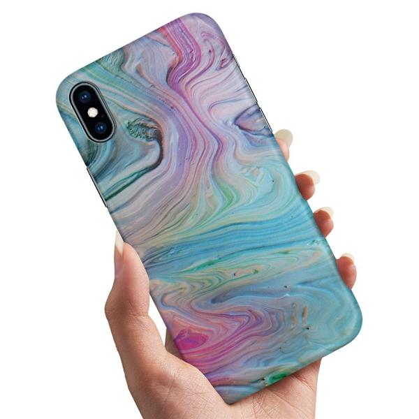 iPhone XR - Skal/Mobilskal Målarfärg Mönster