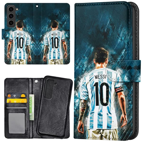 Samsung Galaxy S23 - Plånboksfodral/Skal Messi
