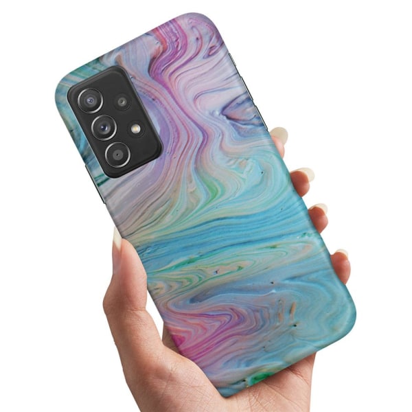 Samsung Galaxy A53 5G - Cover/Mobilcover Maling Mønster Multicolor