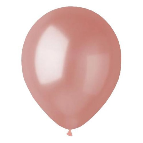 10-pakning - ballonger i rosa gull Pink gold