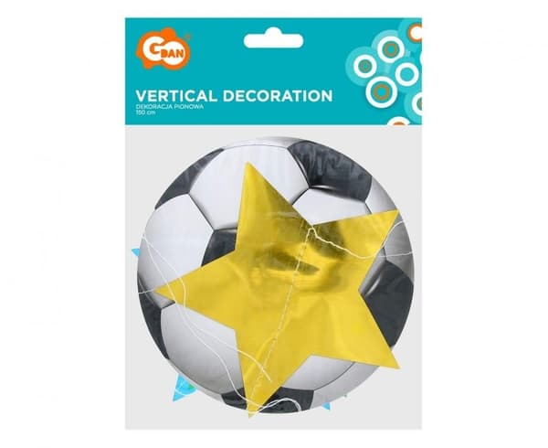 Fotboll, 150 cm dekoration med band