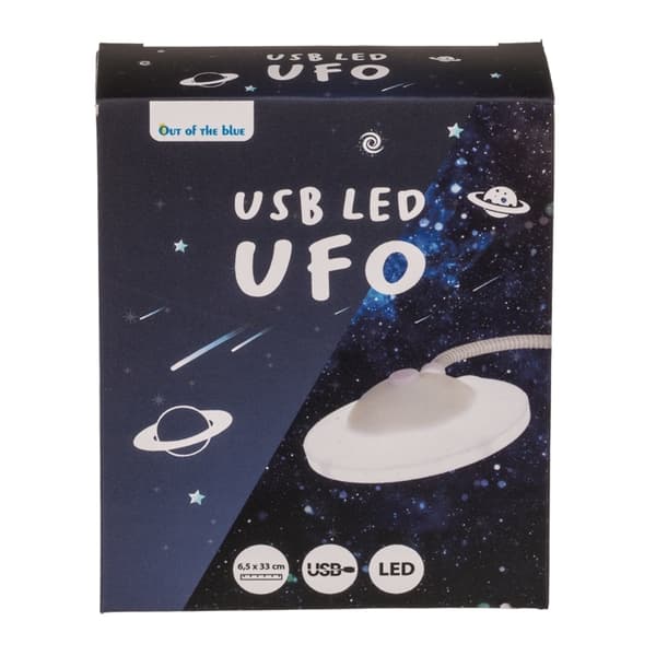 USB LED-lamppu / UFO White