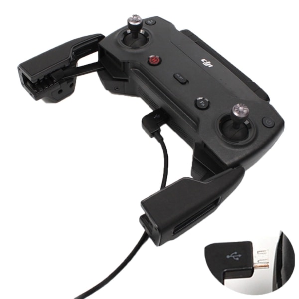 USB-C to Micro-USB DJI Mavic Pro / Spark (30 cm) Black