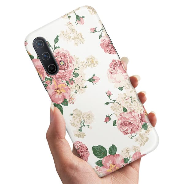 Deksel / Mobildeksel til OnePlus Nord CE 5G - Retro Blomster Multicolor