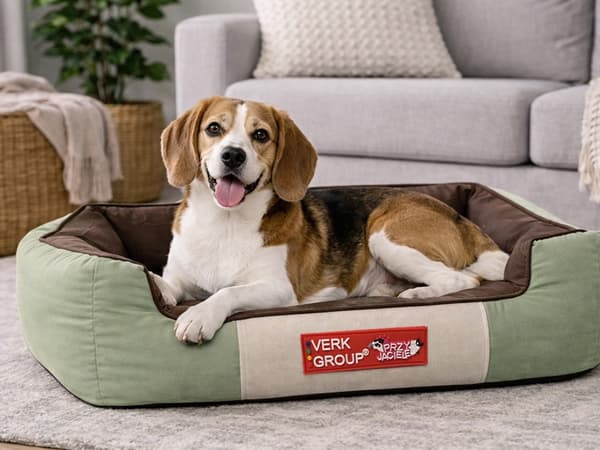 Hund- och kattbädd medium halkfri Grön