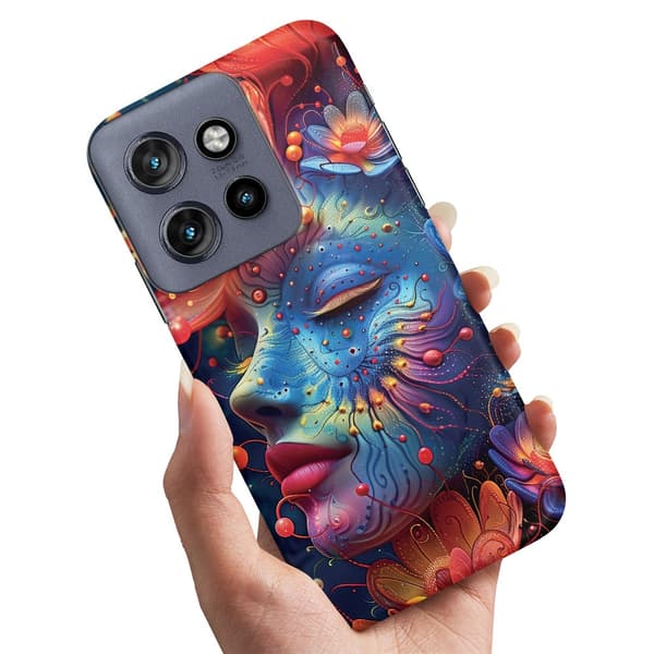 Deksel / Mobildeksel til Motorola Edge 50 Neo - Psychedelic