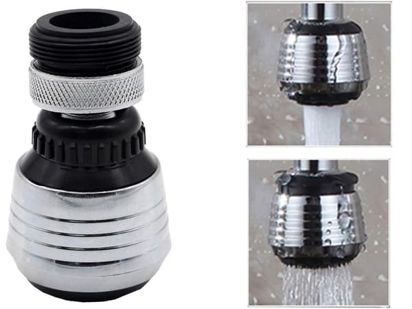 Munstycke till Kran - 360° Roterande Vatten Adapter