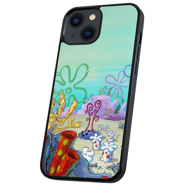 iPhone 14/15 Plus - Deksel/Mobildeksel Svampebob