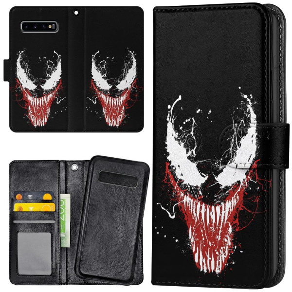 Samsung Galaxy S10 - Plånboksfodral/Skal Venom