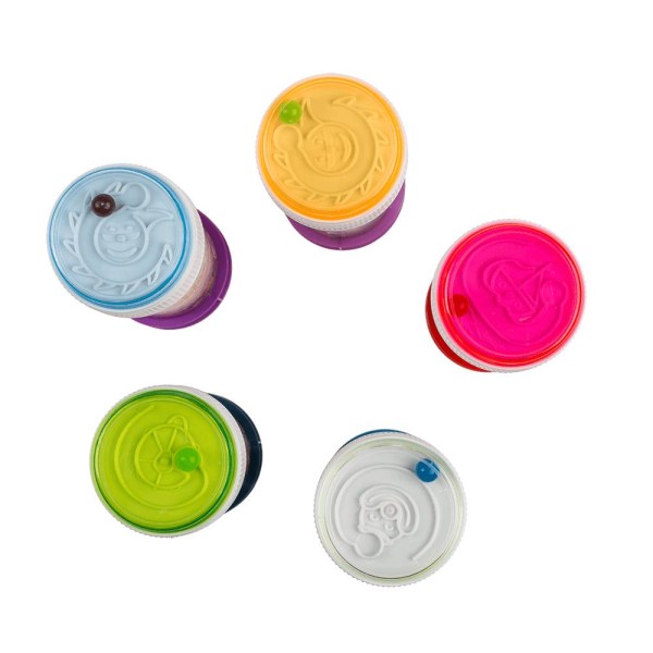 4-Pack såpebobler med puslespill / festbobler - 2x60 ml Multicolor