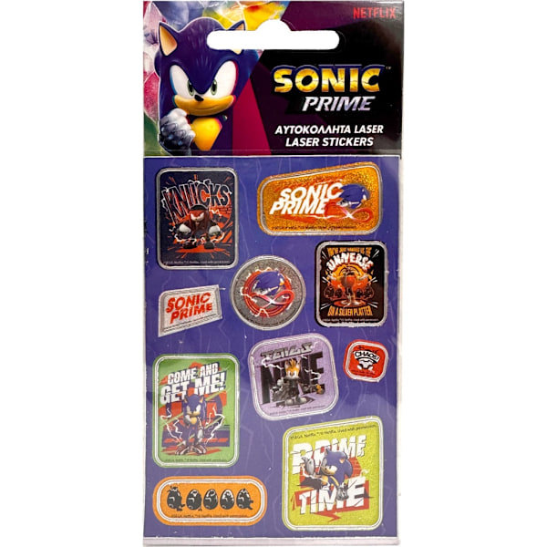 Sonic the Hedgehog Hologramklistermärke set med skinande effekter