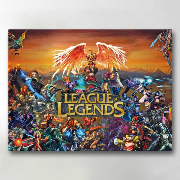 Canvastavla / Tavla - League of Legends - 40x30 cm - Canvas