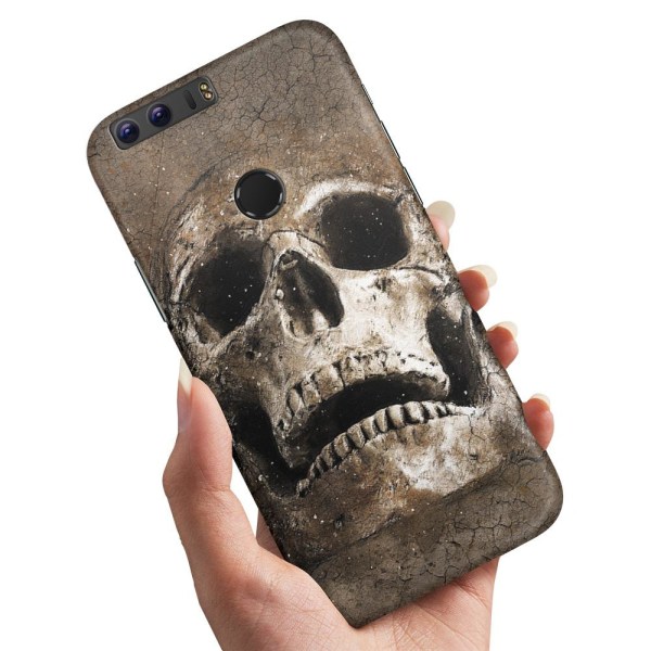 Huawei Honor 8 - Deksel/Mobildeksel Cracked Skull