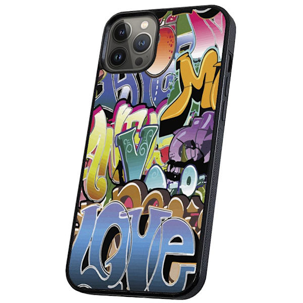 iPhone 11 Pro - Skal/Mobilskal Graffiti multifärg