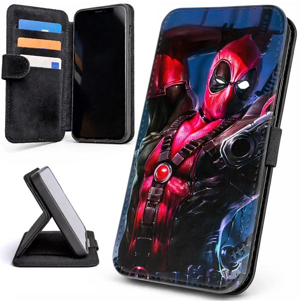 Lompakkokotelo / Kuoret iPhone 13 - Deadpool