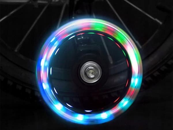 Stödhjul cykel LED 12-16 tum