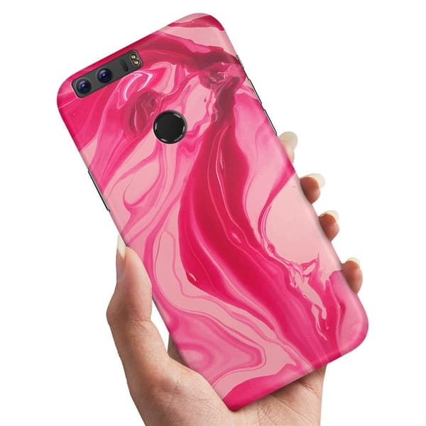 Deksel / Mobildeksel til Huawei Honor 8 - Marmor Multicolor