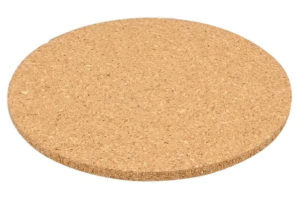Glasunderlägg kork 10 cm 6-pack