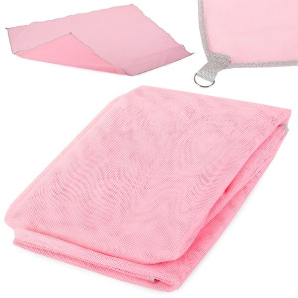 Sandfri Strandmatta / Strandfilt - 2 meter Pink