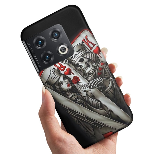 OnePlus 10 Pro - Deksel/Mobildeksel King Queen Kortstokk