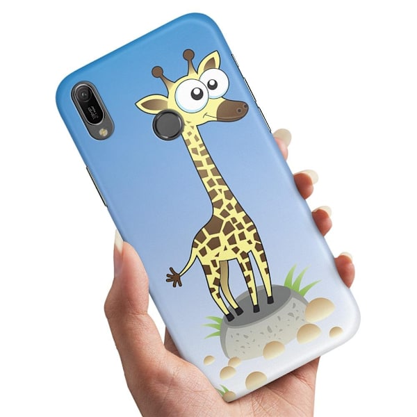 Huawei Y6 (2019) - Skal/Mobilskal Tecknad Giraff