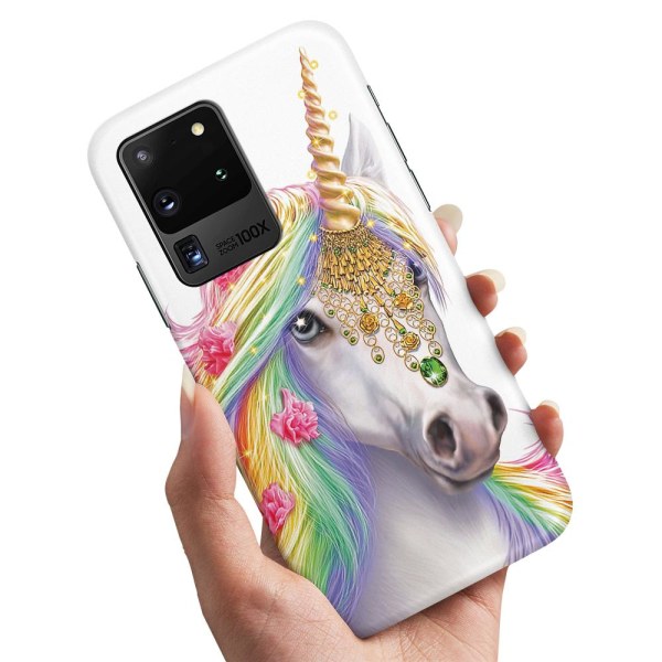 Samsung Galaxy S20 Ultra - Deksel/Mobildeksel Unicorn/Enhjørning