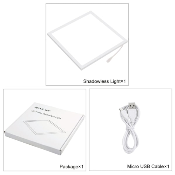 20cm - LED Ljusbord / Ljusplatta för Fotografering